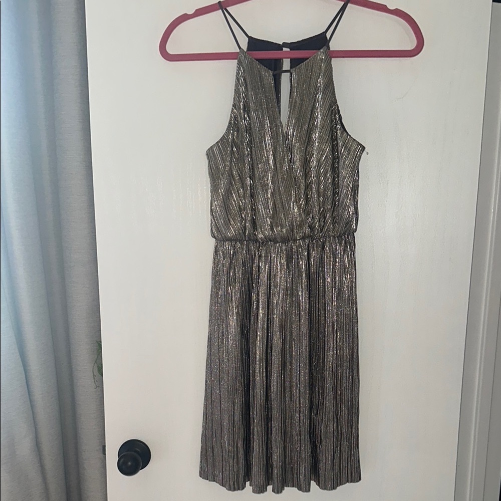Lush Elegant Metallic Dress!
